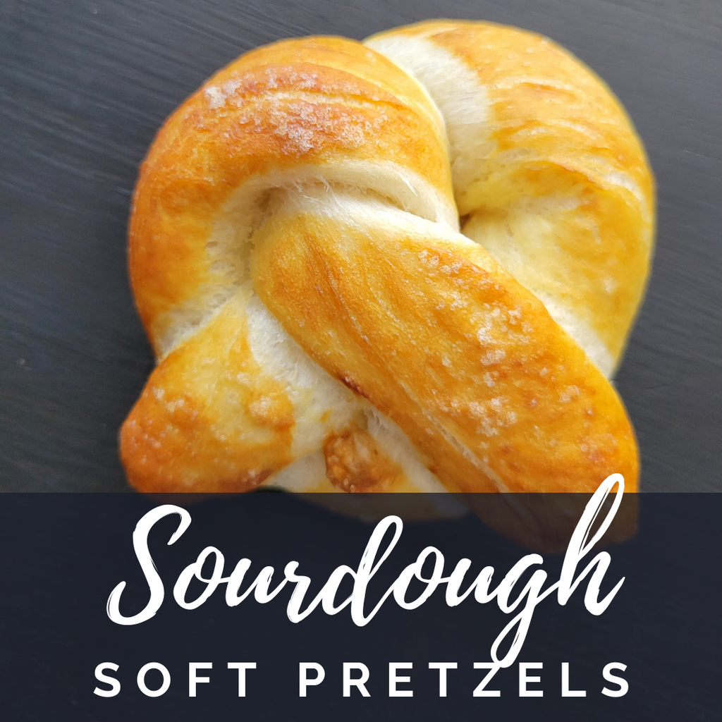 Sourdough Soft Pretzels