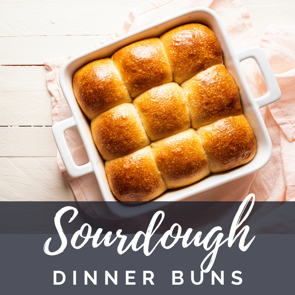 Soft Sourdough Dinner Buns - Recipe