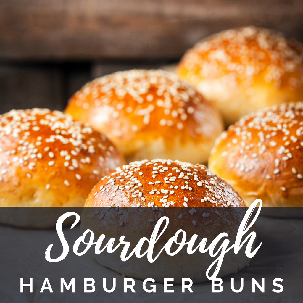 Sourdough Hamburger Buns - Small Batch
