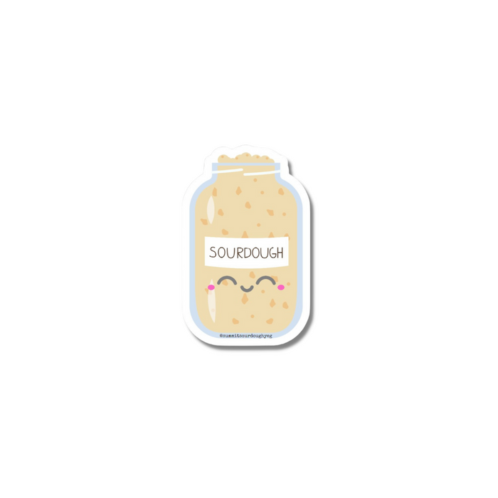 8 Bundle Pack Die Cut Sourdough Stickers by Summit Sourdough