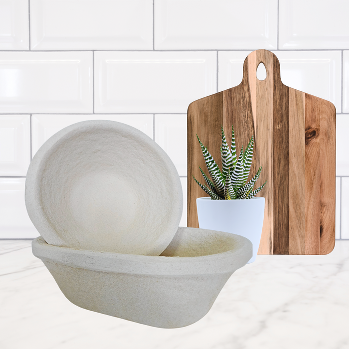 IMPERFECT QUALITY LOGO STAMP PRINT Premium Wood Pulp Brotform | Sourdough Bread Basket | Sourdough Proofing Banneton