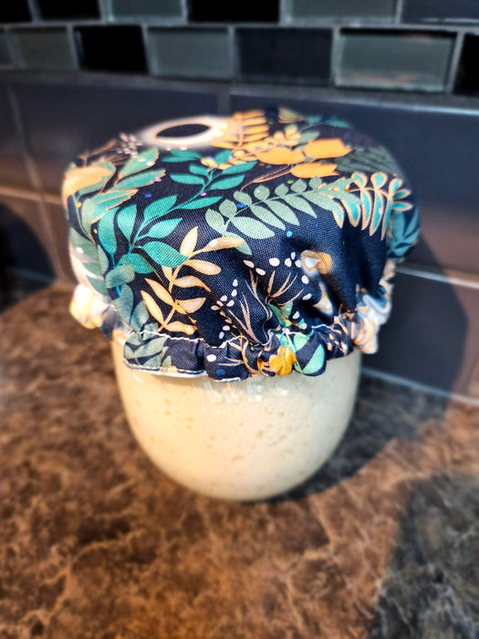 Reusable Sourdough Jar Cover - Lined, Multiple Colors