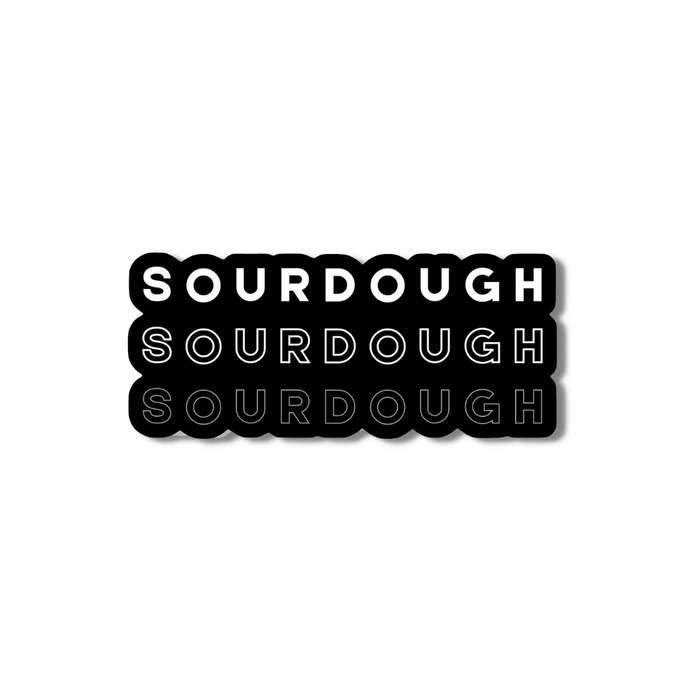 Die Cut Sourdough Stickers by Summit Sourdough