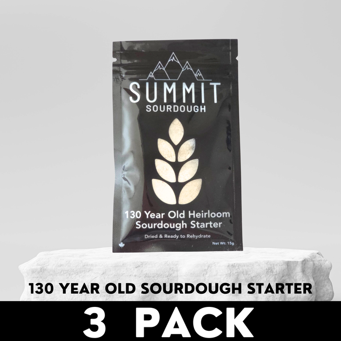 130 Year Old Summit Sourdough Starter - Three Pack