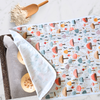Reusable sheet pan proofing cover made from BPA-free, waterproof fabric, ideal for dough rising