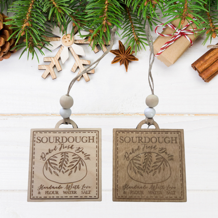 Sourdough Bread Christmas Ornaments