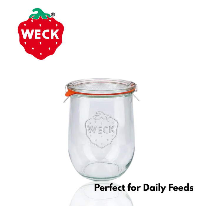 Weck 745 1L Tulip Jar | The Perfect Jar for Sourdough Starters