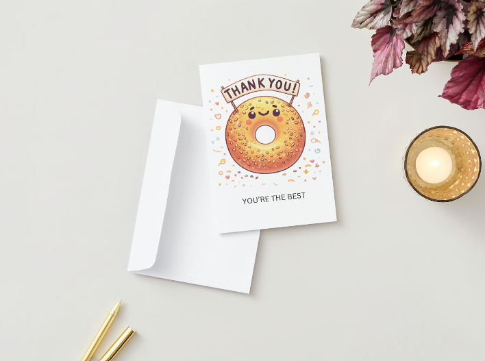 Bread Pun Greeting Card by Summit Sourdough - Thank You You're the Best | Blank Inside