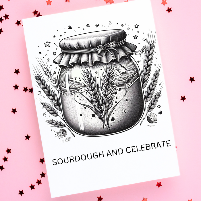 Bread Pun Greeting Card by Summit Sourdough - Sourdough and Celebrate | Blank Inside