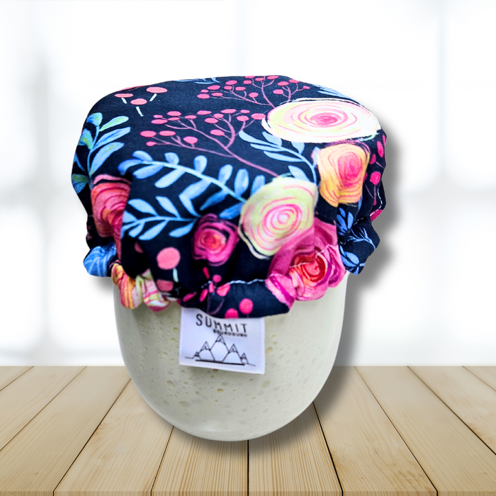 Reusable Sourdough Jar Cover - Lined, Multiple Colors