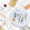 Reusable proofing cover with apothecary design—eco-friendly for sourdough baking and mixer bowls made by Summit Sourdough