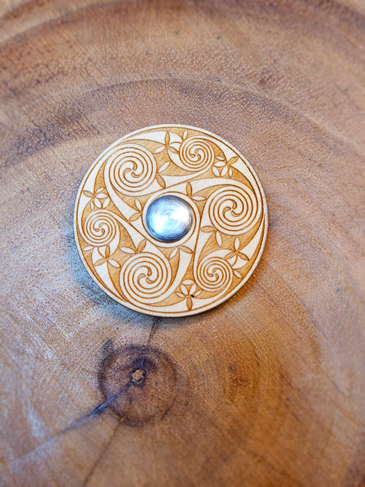 hand made wooden sourdough bread lame for scoring.