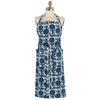 Danica Heirloom Gilia Block Print Apron front view. Perfect for baking bread, sourdough and everyday cooking.