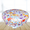 Bright floral print reusable bowl cover—perfect for eco-conscious sourdough bakers and KitchenAid mixers.
