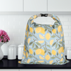 Lemon limoncelle reusable bread bag for sourdough bread and storage.  Kitchen themed.  Made in Canada.