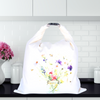 Reusable sourdough bread storage bag with bees and floral print—sustainable and stylish. Made in Canada.