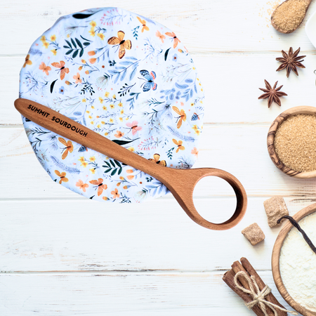 Sourdough Danish Dough whisk for mixing bread made of all wood