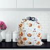 Reusable bread bag featuring sourdough bread print—perfect for artisan loaves and sustainable storage, made in Canada. Shipping to USA.
