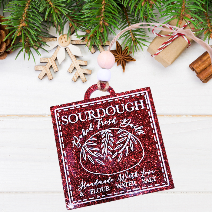 Sourdough Bread Christmas Ornaments