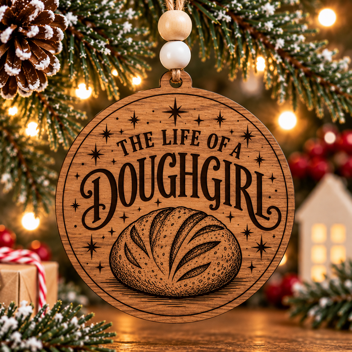 nspired by the magic of Taylor Swift's The Life of a Showgirl, our The Life of a Doughgirl Christmas ornament brings a little pop culture to the art of sourdough baking.

Featuring a beautifully engraved artisan sourdough loaf, vintage-inspired lettering, and delicate stars, this wooden ornament celebrates the bakers who have made sourdough their whole personality (and wouldn't have it any other way).